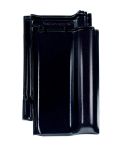 Braas Rubin 13V Ganzer Flaechenziegel gelocht (8290147) Hochglanz Brillantschwarz