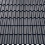 Braas Harzer Pfanne 7(BIG) Star Matt Schiefergrau | Betondachsteine Flächenset