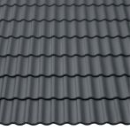 Braas Harzer Pfanne Star Matt Schiefergrau | Betondachsteine Flächenset