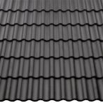 Braas Harzer Pfanne 7(BIG) Star Matt Granit | Betondachsteine Flächenset