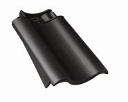 Braas Achat 12V Ortgangziegel links (9010108) Matt Anthrazit