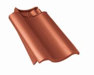 Braas Achat 12V Ortgangziegel links (9010103) Matt Kupferrot