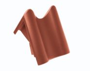 Braas Achat 12V Pultortgangziegel links (9012503) Matt Kupferrot