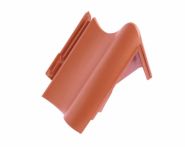 Braas Achat 12V Pultortgangziegel rechts (9012400) Matt Naturrot