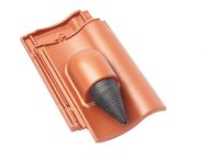 Braas Achat 12V Ton-Solar-/Kabeldurchgang (9029300) Matt Naturrot