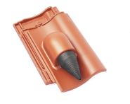 Braas Achat 12V TonAbgasrohrdurchgang (9028800) Matt Naturrot