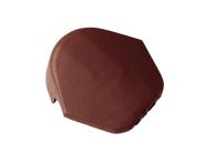 Braas Firstendstein (5100492) Matt bordeaux