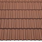 Braas Granat 13V Matt Kupferrot (Engobe) | Tondachziegel Flächenset