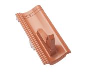 Braas Doppel-S Schneefangpfanne (555194) tiefschwarz