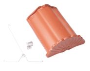 Braas Sattelfirst HO Firstanfang mit Muschelscheibe, mit First- Systemklammer VKF