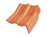 Braas Frankfurter Pfanne Protegon Knick-Giebelstein rechts (5127392) Protegon Matt bordeaux