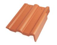 Braas Frankfurter Pfanne Protegon Giebelstein Ausstich 110 mm rechts (5121284) Protegon Matt ziegelrot