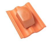 Braas Harzer Pfanne 7(BIG) DuroVent Premium Sanilüfter geschlossen (6529081) Star Matt Tiefrot