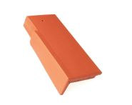 Braas Tegalit Aerlox Matt Giebelstein halb 11 links - Klassisch-Rot