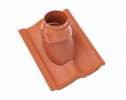 Braas Doppel-S DuroVent Premium Abgasdurchgang (5228885) Star Matt klassisch-rot