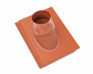 Braas Tegalit Aerlox Matt DuroVent-Premium Abgasdurchgang DN 128 - Klassisch-Rot