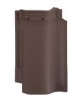 Braas Rubin 13V Ganzer Flaechenziegel gelocht (8290131) Matt Dunkelbraun