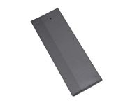 Braas Tegalit Aerlox Matt Schlussstein halb links - Nussbraun