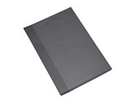 Braas Tegalit Aerlox Matt Schlussstein ganz links - Nussbraun