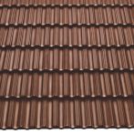 Braas Granat 11V Seidenmatt Kastanie (Glasur) | Tondachziegel Flächenset