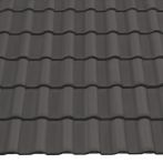 Braas Rubin 11V (Hainstadt) Matt Anthrazit (Engobe) | Tondachziegel Flächenset