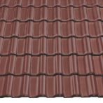 Braas Rubin 11V (Petershagen) Matt Lavarot (Edelengobe) | Tondachziegel Flächenset