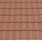 Braas Rubin 11V (Hainstadt) Matt Naturrot | Tondachziegel Flächenset