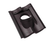 Braas Doppel-S Durchgangspfanne DuroVent DN 125 (522309) Granit