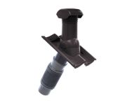 Braas Doppel-S DuroVent Bausatz DN 125 (534909) Star Matt granit