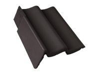 Braas Doppel-S Giebelstein Ausstich 110 mm links (5210383) Star Matt granit