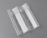 Braas Doppel-S Pfanne Lichtpfanne, transparent