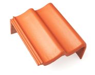 Braas Doppel-S Pult-Giebelstein rechts (5204585) Star Matt klassisch-rot