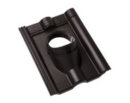 Braas Frankfurter Pfanne DuroVent-Durchgangspfanne DN 125 (522009) granit