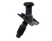 Braas Frankfurter Pfanne DuroVent Bausatz DN 125 (534820) tiefschwarz