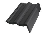 Braas Frankfurter Pfanne Protegon Giebelstein Ausstich 110 mm rechts (5121280) Protegon Matt schiefergrau