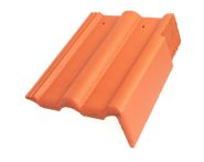 Braas Frankfurter Pfanne Protegon Giebelstein Ausstich 110 mm rechts (5121285) Protegon Matt klassisch-rot