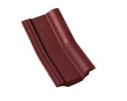 Braas Frankfurter Pfanne Protegon halber Knickstein (5127292) Protegon Matt bordeaux