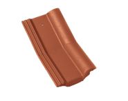 Braas Frankfurter Pfanne Protegon halber Knickstein (5127284) Protegon Matt ziegelrot