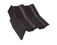 Braas Frankfurter Pfanne Protegon Knick-Giebelstein links (5127483) Protegon Matt granit