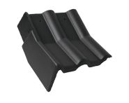 Braas Frankfurter Pfanne Protegon Knick-Giebelstein links (5127480) Protegon Matt schiefergrau