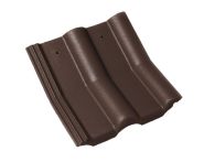 Braas Frankfurter Pfanne Protegon Knickstein (5127187) Protegon Matt dunkelbraun