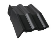 Braas Frankfurter Pfanne Protegon Mansard-Giebelstein links (5126480) Protegon Matt schiefergrau