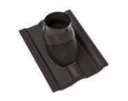 Braas Frankfurter Pfanne DuroVent Premium Abgasdurchgang (5138783) Protegon Matt granit