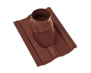 Braas Frankfurter Pfanne DuroVent Premium Abgasdurchgang (5138778) Protegon Matt kupfer