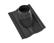 Braas Frankfurter Pfanne DuroVent Premium Abgasdurchgang (5138780) Protegon Matt schiefergrau