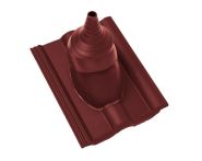 Braas Frankfurter Pfanne DuroVent Premium Antennendurchgang (5139192) Protegon Matt bordeaux