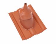 Braas Frankfurter Pfanne DuroVent Premium Antennendurchgang (5139185) Protegon Matt klassisch-rot