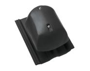 Braas Frankfurter Pfanne DuroVent Premium Lüfter DN 150 (5138180) Protegon Matt schiefergrau