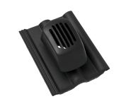 Braas Frankfurter Pfanne DuroVent Premium Sanilüfter offen (5138680) Protegon Matt schiefergrau