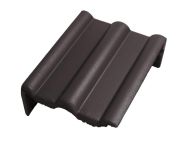 Braas Frankfurter Pfanne Protegon Pult-Giebelstein links (5123483) Protegon Matt granit